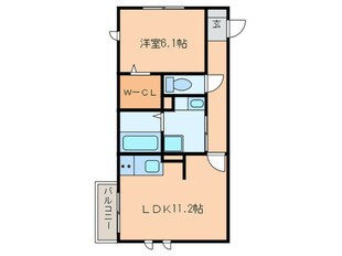 セブン浄水の物件間取画像